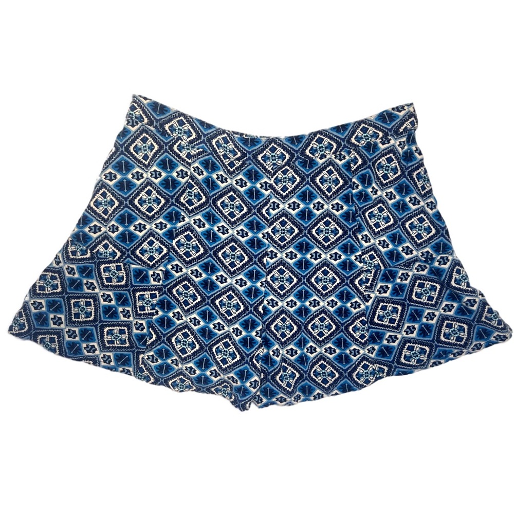 NWOT Blue Hollister Tribal Print Shorts | Lightweight Boho Maximalist Summer